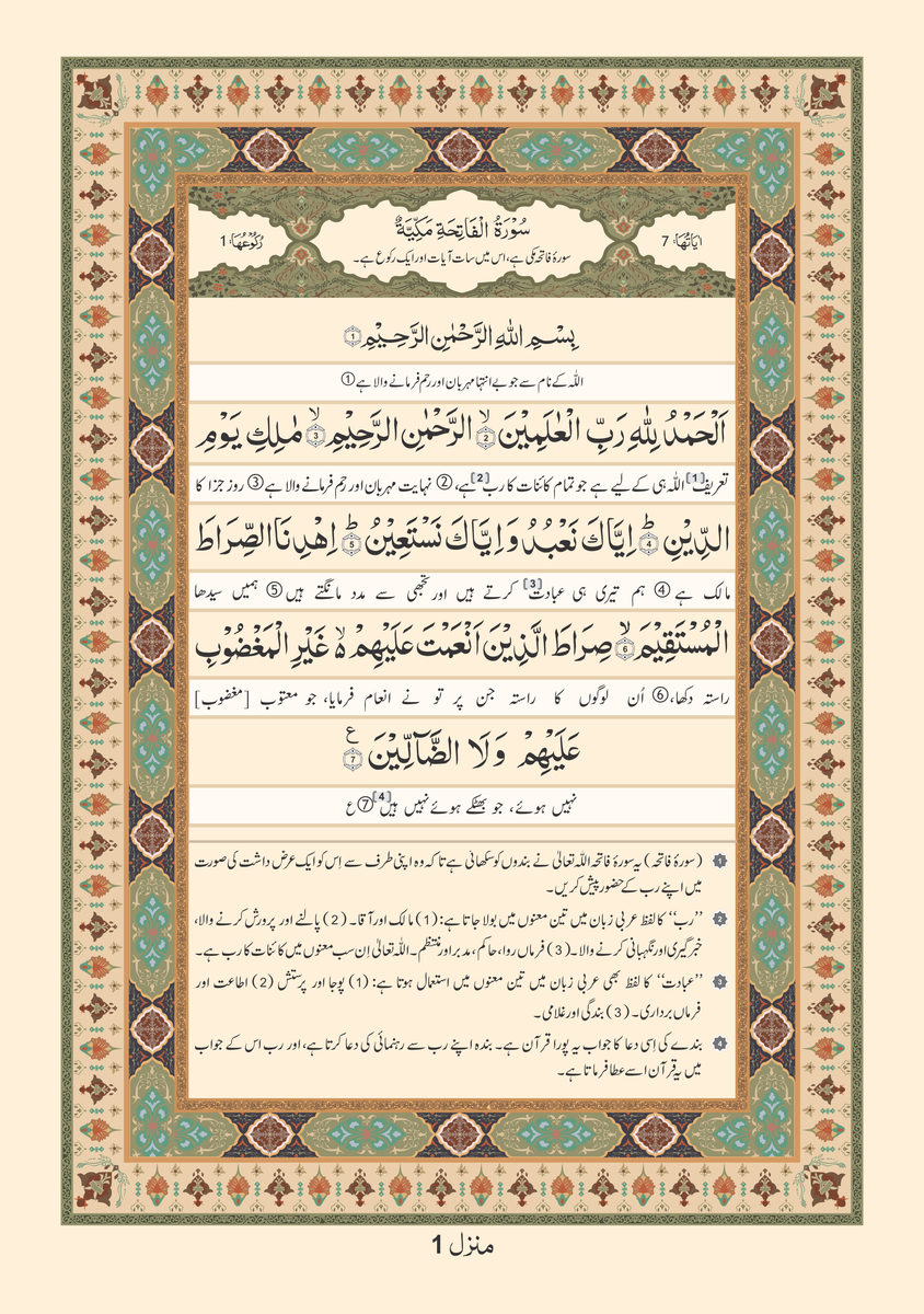 3B Translation Of The Holy Quran (between The Lines With Short ...