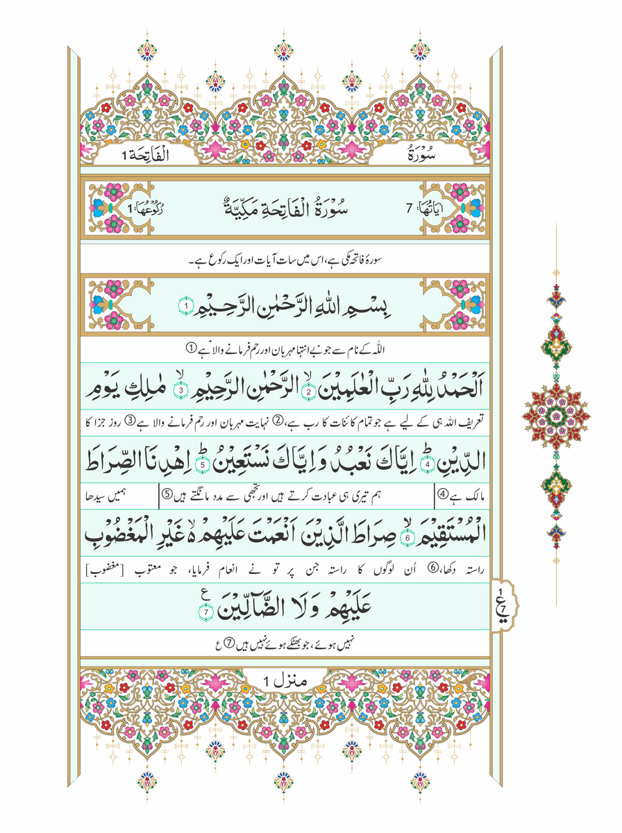 1B Translation of the Holy Quran (between the lines) | The Holy Quran ...